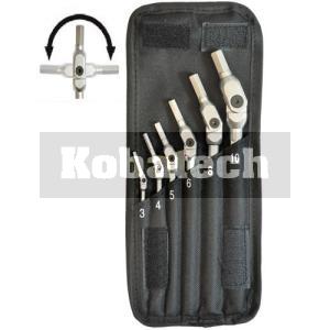 Bondhus Kľúč inbus HP6-IC-10 s kĺbom 3-10 mm sada 6 dielna 00010