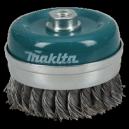 Makita Priemer kefy 60mm, priemer drôtu 0,5mm, ks/bal 1,  max. otáčky  12.500, model 125 / 150 mm Uhlová brúska
